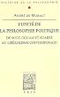 L'unit� de la philosophie politique. : De Scot, Occam et Suarez, au lib�ralisme contemporain
