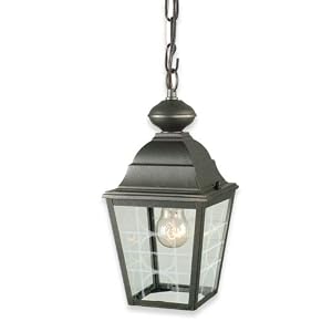 Royce Lighting RL1238CONV NI Outdoor Convertible Lantern Natural Iron with Clear Etched... by 