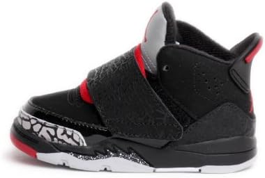 Nike Air Jordan Son Of Toddlers Size (Black / Varsity Red / Cement Grey / White) 512244-001 (6)