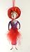Red Hat Society Lady Glass Christmas Ornament #823069A