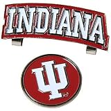 Collegiate Slider Ball Marker Cap/Belt Clip - Indiana