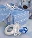 Blue Crystal Pacifier Baby Shower Favors, 20