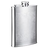 Review Simran  / Matte Floral Design Hip Flask 8 oz.