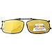 Eyekepper Spring Clip on Sunglasses Driving Yellow
