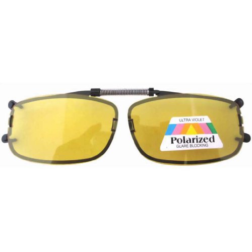 Eyekepper Spring Clip on Sunglasses Driving Yellow