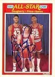 Brad Daugherty Autographed/Hand Signed Basketball Card (Cleveland Cavaliers) 1989 Fleer #166
