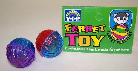 Vo-Toys Ferret Beaded Buzz Balls 2 pack Toy