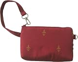 The Wristlet, Mahogany Zebra Red