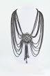 Kitsch n Kouture Victorian Extravaganza Multi Chain Medallion
