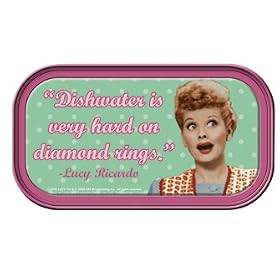 I Love Lucy Mini Magnetic Tin Sign **