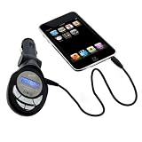 GTMax 3.5mm LED FM Transmitter with SD Slot for Apple iPod Shuffle 3rd Generation