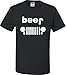 Go All Out X-Large Black Adult Beer Off Roading Funny Drinking T-Shirt