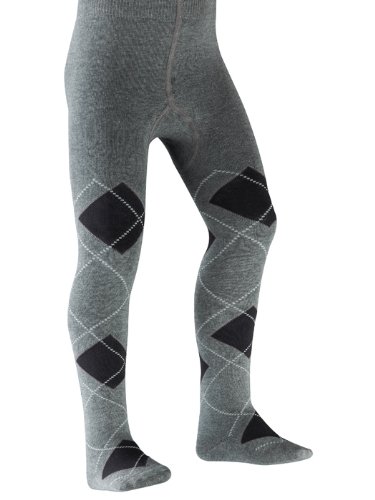 Falke Argyle TI 13883 Unisex - Kinder Strumpfhosen/ Strickstrumpfhosen,Gr.134/146, Grau (l Preisvergleich