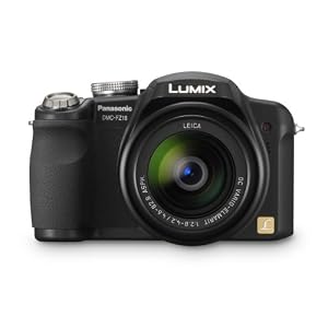 Panasonic Lumix DMC-FZ18K 8.1MP Digital Camera with 18x Wide Angle MEGA Optical Image Stabilized Zoom (Black)