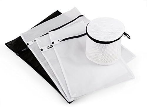 SCREAMING MOM Set of 5 Fine Mesh Laundry Bags for Washing Machine With Shirts,T-shirts,Underwear,Bras and Socks