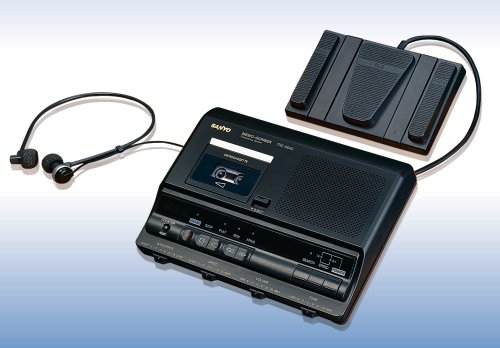 Sanyo TRC-6040 - Microcassette transcriber - black