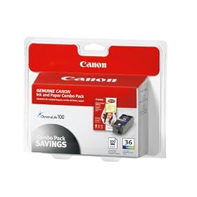 Canon Ink and Photo Paper Glossy Combo Pack (1151B007) by Canon