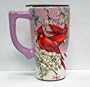 Bird Cardinal Flower Cherry Blossom Coffee Tea Travel Kitchen Mug New