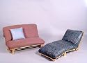 Solid Wood Ultralight Futon Frame-Full Size-Unfinished