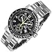 Raymond Weil W1 - Black Stainless Steel Chronograph Watch w/ Tachymetre