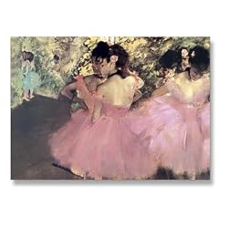 Dancers in Pink - 5" x 7" Museum Quality Greeting Card