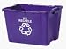 Rubbermaid #5712-73 12-1/2GAL Recyc Box
