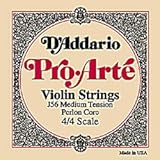 D'Addario Pro Arte 4/4 Violin String Set Medium Gauge