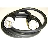 GenTran 10-Foot 6/4 Generator Twist Lock Extension Cord With 50-Amp Connections RJB06410