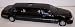 Kinsmart 1/38 Scale Diecast 1999 Lincoln Town Car Stretch Limousine in Color Black