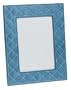 Quilted 4x6 Suede Nursery Frame - Blue