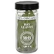 Morton & Bassett Organic Bay Leaves, .1-Ounce Jars (Pack of 3)
