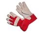 G & F 3051 Top-Grain Goatskin Women's Garden Gloves with Rubberized Safety Cuff, 1-Pair