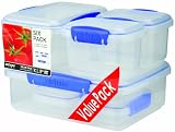 Sistema Klip It Storage Container, 6 Pack