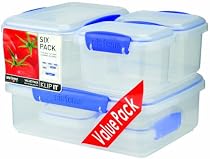 Sistema Klip It Storage Container, 6 Pack