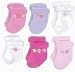 Gerber 6 Pack Girl's Socks 3-6 Months