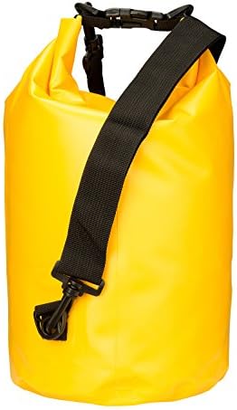 Grakas (TM) Heavy Duty 10L Waterproof Dry Bag with Shoulder Strap 500D (Yellow)