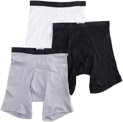 Jockey Men's Underwear Staycool Midway Brief - 3 Pack