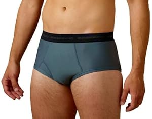 ExOfficio Men's Give-N-Go Brief,Charcoal,Small