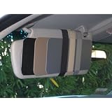 1 Pair Gray Visormates Universal Sun Visor Extenders