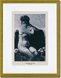 Gold Framed/Matted Print 17x23, The Dress of Tulle