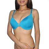 Womens Love Affair Lingerie Perfectly Fit Padded Underwired Soft Cup Bra / Underwear - Cyan
