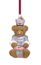 Reed & Barton Baby's First Christmas Blown Glass Ornament