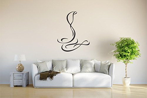 Imagen principal de Etiqueta de la pared d259 hermoso Cobra Cobra Serpiente Tribal 40x32 cm