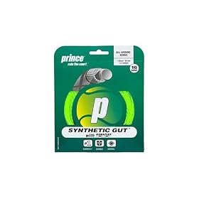 Prince Synthetic Gut with Duraflex 16g White Tennis String