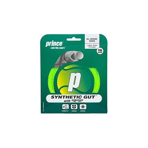 Prince Synthetic Gut with Duraflex 16g Yellow Tennis String