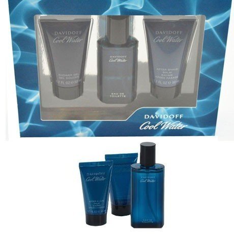 2 x Davidoff Coolwater Geschenkset (40ml EDT + 50ml Duschgel + 50ml Aftershave Balm) Preisvergleich