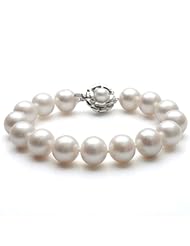 Topearl White Freshwater Cultured Pearl Bracelet
