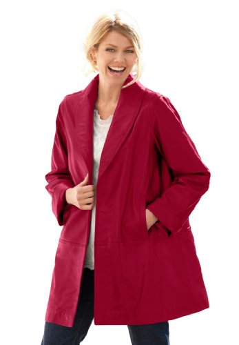 Leather swing coat product image