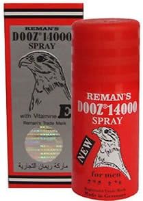 Super Reman's Dooz 14000 RED With Vitamin E for Men Enhance Pleasure Delay Spray 45 cc 4x