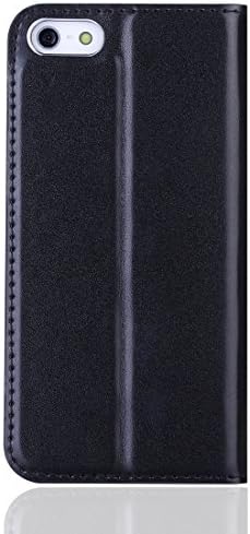 iPhone 6 Case,iPhone 6 Plus Business Genuine Leather Case,Slim Folio Magnet Wallet Cover with Card Holder,Stand Function Flip Case for Apple (5.5 inch for iPhone 6 plus, design 6)